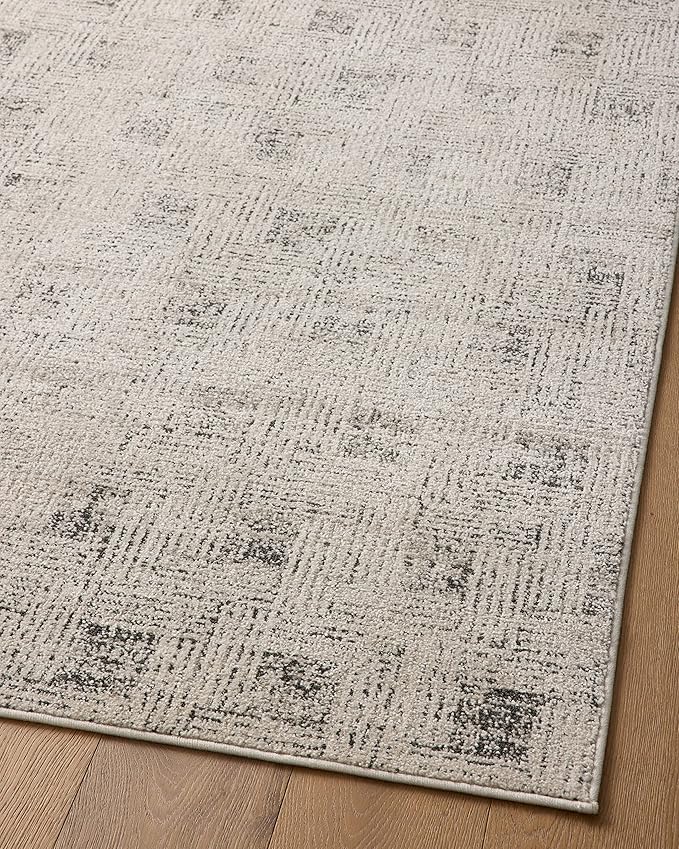 Loloi Kamala Collection KAM-01 Grey/Graphite 2'-7" x 10'-0" Runner Rug