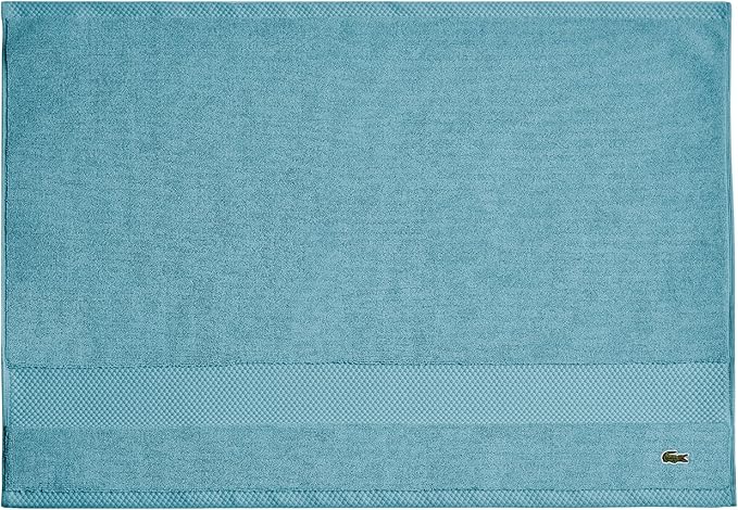 Lacoste Heritage 100% Supima Cotton Tub Mat, Celestial, 21" x 31" – Highly Absorbent & Quick Drying, Premium Super Soft Bath Towel, Bathroom Essential, Gift for All Occasions, Machine Washable