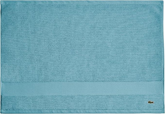 Lacoste Heritage 100% Supima Cotton Tub Mat, Celestial, 21" x 31" – Highly Absorbent & Quick Drying, Premium Super Soft Bath Towel, Bathroom Essential, Gift for All Occasions, Machine Washable