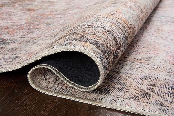 Loloi Adrian Collection ADR-05 Sunset/Charcoal 7'-6" x 9'-6", .19" Thick Area Rug