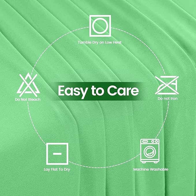 Utopia Kitchen 6FT Spandex Tablecloth [1 Pack, Bright Green] 200 GSM Stretch, Fitted, Washable and Wrinkle Resistant Table Cloth Rectangle Cover for Trade Shows, Wedding, Parties [72Lx30Wx30H Inch]