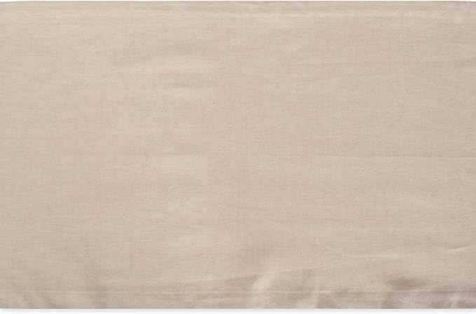 DII Chambray Kitchen, Tabletop Collection, Natural, 14x108 Table Runner