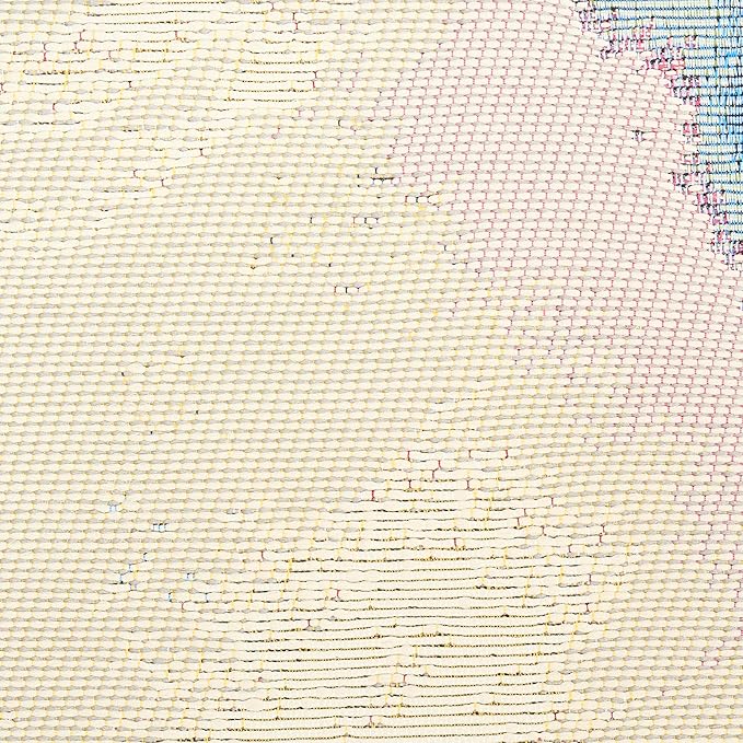 Nourison Home Color Splash Ivory Multicolor 4' x 6' Area Rug - Easy Clean, Non Shedding, Bed Room, Living Room, Dining Room, Kitchen (4' x 6')