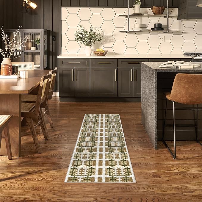 Nourison Home Nordic Multicolor 2' x 6' Area Rug - Easy Clean, Non Shedding, Bed Room, Living Room, Dining Room, Kitchen (6' Runner)