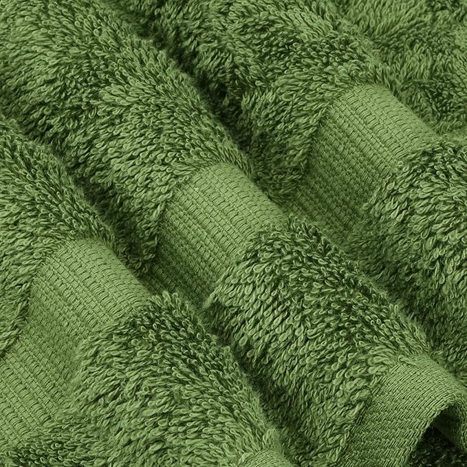 Chakir Turkish Linens | Hotel & Spa Quality 100% Cotton Premium Turkish Towels | Soft & Absorbent (6-Piece Hand Towels, Moss)
