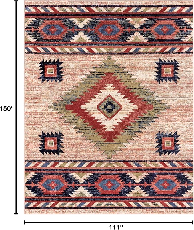 Well Woven Lizette Cream Traditional Medallion Area Rug 9x13 (9'3" x 12'6")