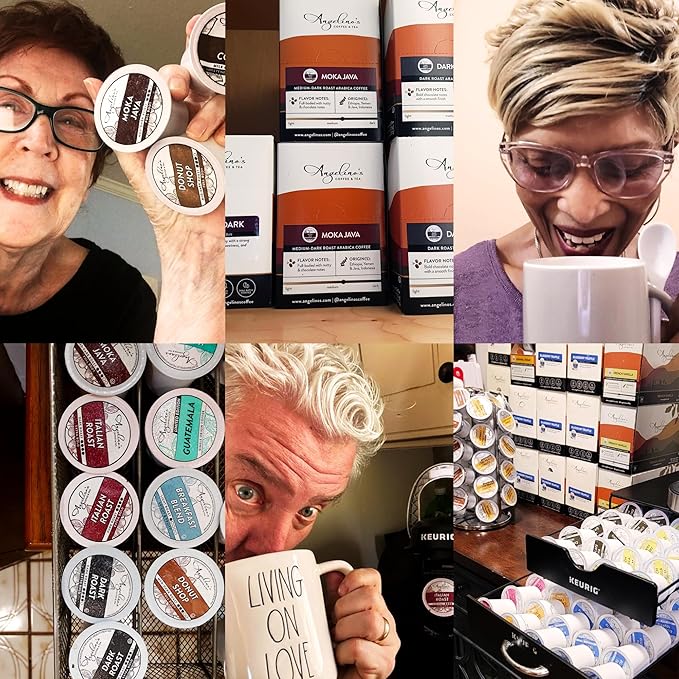 Angelino's Coffee, 96 Count, Compatible with Keurig 2.0 K-Cup Brewers (Donut Shop, 96 Count)