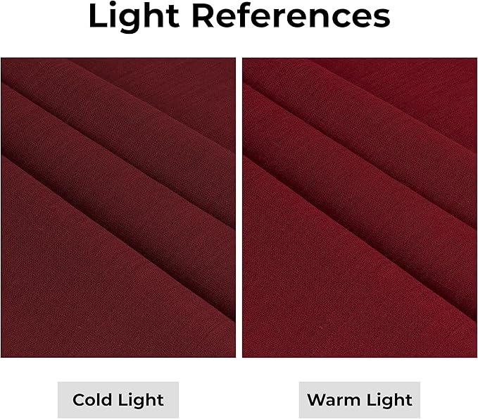 D'Moksha Homes Linen Dark Red Table Runner 132 Inches Long - 100% Pure Linen Extra Long Table Runner 14 x 132 Inch for Winter, Holiday, New Year - Machine Washable