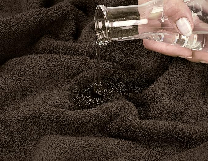 American Soft Linen Luxury 4 Piece Bath Towels, 600 GSM 100% Cotton Turkish Bath Towels for Bathroom, 27x54 in Extra Large Bathroom Shower Towels, Brown