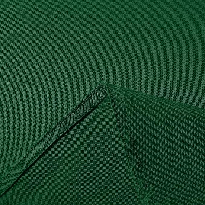 sancua 2 Pack Hunter Green Tablecloth 60 x 102 Inch, Rectangle 6 Feet Table Cloth - Stain and Wrinkle Resistant Washable Polyester Table Cover for Dining Tables, Buffet Parties and Camping