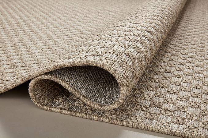 Loloi Dawn Collection Indoor/Outdoor DAW-02 Tan 7'-8" x 10' Area Rug