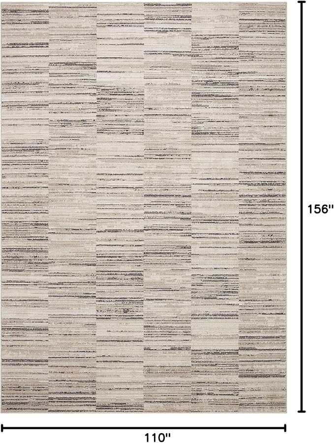 Loloi Darby Collection DAR-01 Charcoal/Sand 9'-2" x 13' Area Rug