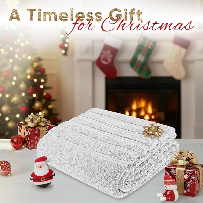 American Soft Linen 35x70 Jumbo Large Bath Towels, 600 GSM 100% Cotton Turkish Bath Sheet, Oversized Luxury Bath Towels for Bathroom Beach and Pool, Silver Grey