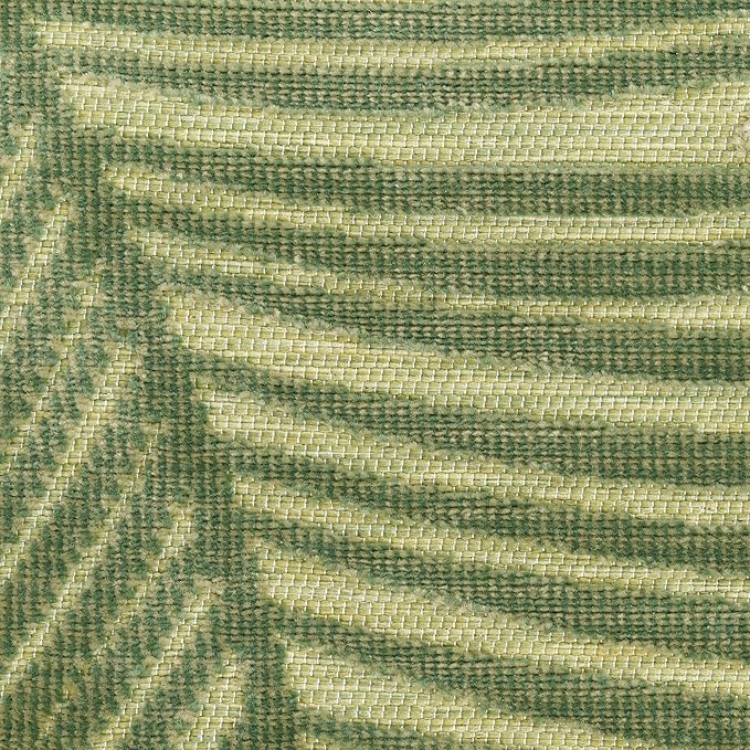 Nourison Home Suncoast Green 7'10" x 9'10" Area Rug - Easy Clean, Non Shedding, Bed Room, Living Room, Dining Room, Kitchen (8' x 10')