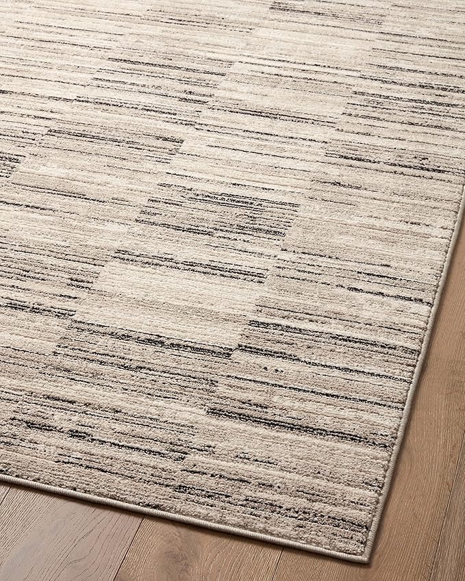 Loloi Darby Collection DAR-01 Charcoal/Sand 11'-6" x 15' Area Rug