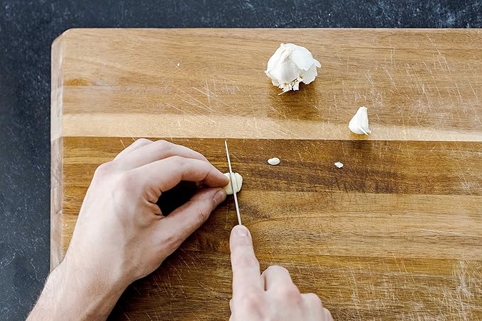 DURA LIVING 3.5-Inch Paring Knife – Ultra-Sharp German High Carbon Stainless Steel, Full Tang, Ergonomic Handle, Multipurpose Kitchen Knife for Chopping, Slicing, and Dicing, Black