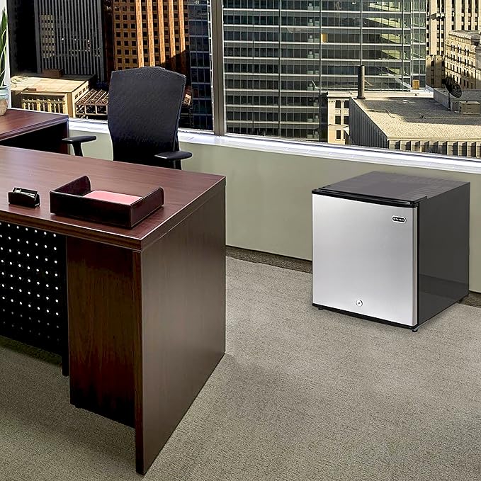 Whynter CUF-112SS Mini, Energy Star Rated Small Upright Freezer with Lock, Stainless Steel -1.1 Cubic Feet