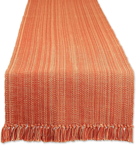DII Variegated Tabletop Collection, Table Runner3x72, Spice
