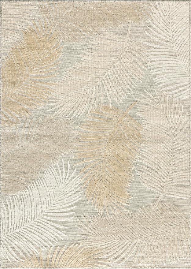 Nourison Home Suncoast Grey 5'3" x 7'3" Area Rug - Easy Clean, Non Shedding, Bed Room, Living Room, Dining Room, Kitchen (5' x 7')