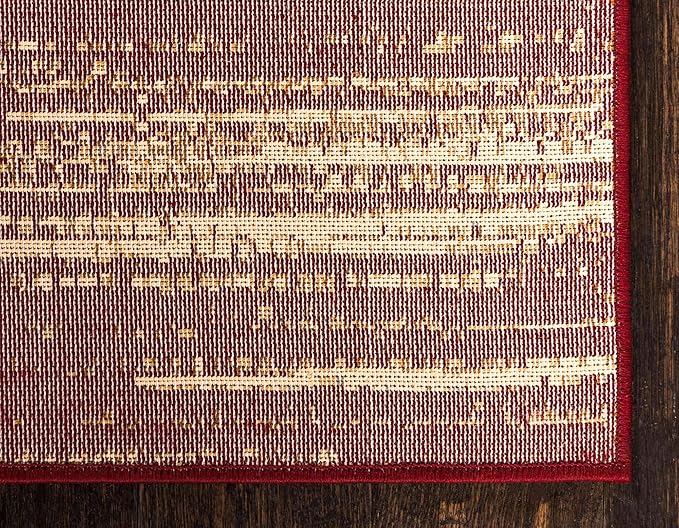 Unique Loom Barista Collection Area Rug - Mundo Nova (2' 2" x 6' 1" Runner, Beige/ Blue)