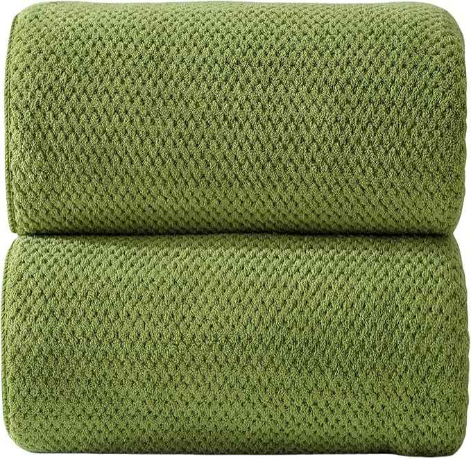 40x80 Inches Bath Sheets Towels for Adults Oversized Bath Towels Extra Large Luxury Super Soft Absorbent Quick Dry Microfiber (Sage Green, 2PCS)