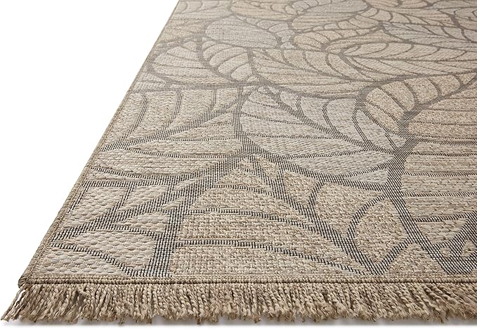Loloi Dawn Collection Indoor/Outdoor DAW-05 Taupe 5'-1" x 7'-7" Area Rug