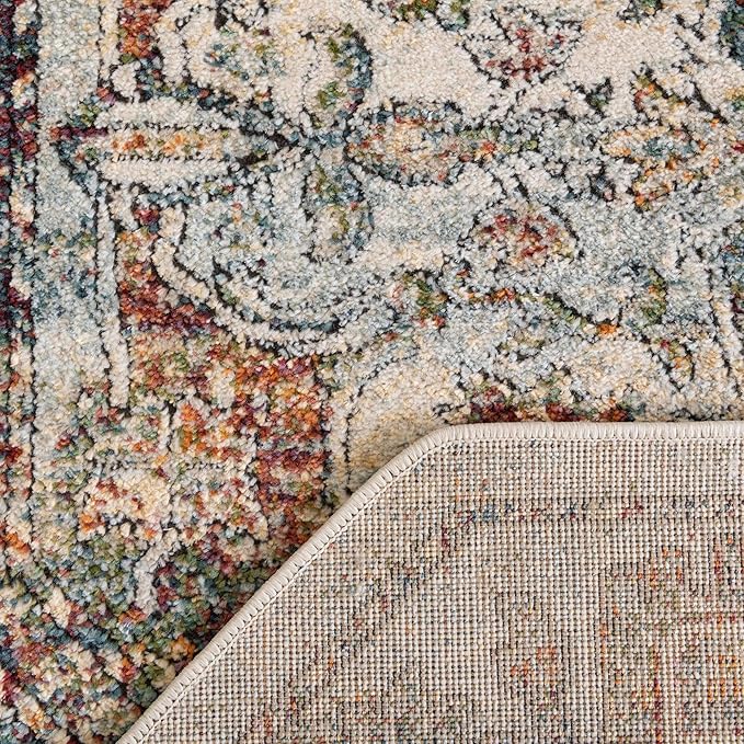 Unique Loom Isabella Collection Area Rug - Adjani (5' 1" Octagon, Ivory/ Beige)