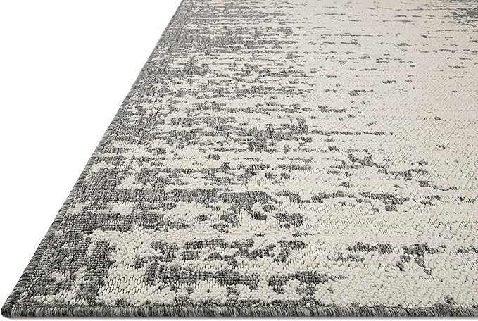 Loloi Rainier Collection RAI-01 Ivory/Grey 9'-2" x 12'-2" Area Rug