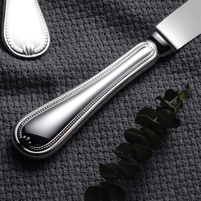 2 Piece Wedding Cake Server Set,18/10 Stainless Steel Dessert Set Pie Server Cake Cutter Knife for Birthday,Anniversary,Holiday,Baby Shower,Party