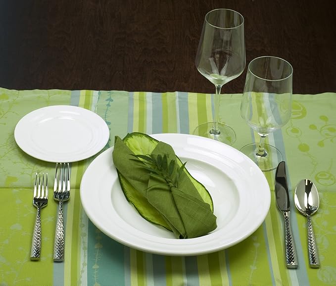 Fortessa Lucca Faceted 18/10 Stainless Steel Flatware Salad/Dessert Fork, Set of 12