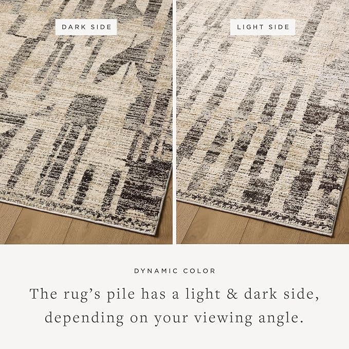 Loloi Jeremiah Brent Bleecker Collection BLE-03 Beige/Stone 7'-10" x 10' Area Rug