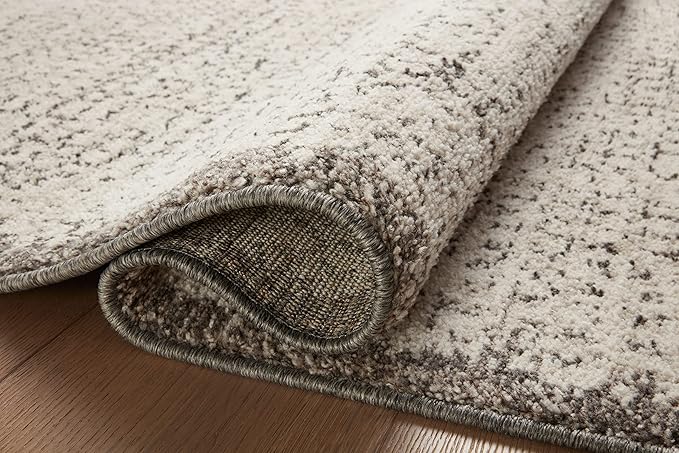 Loloi Darby Collection DAR-04 Ivory/Stone 2'-7" x 12'-0" Runner Rug
