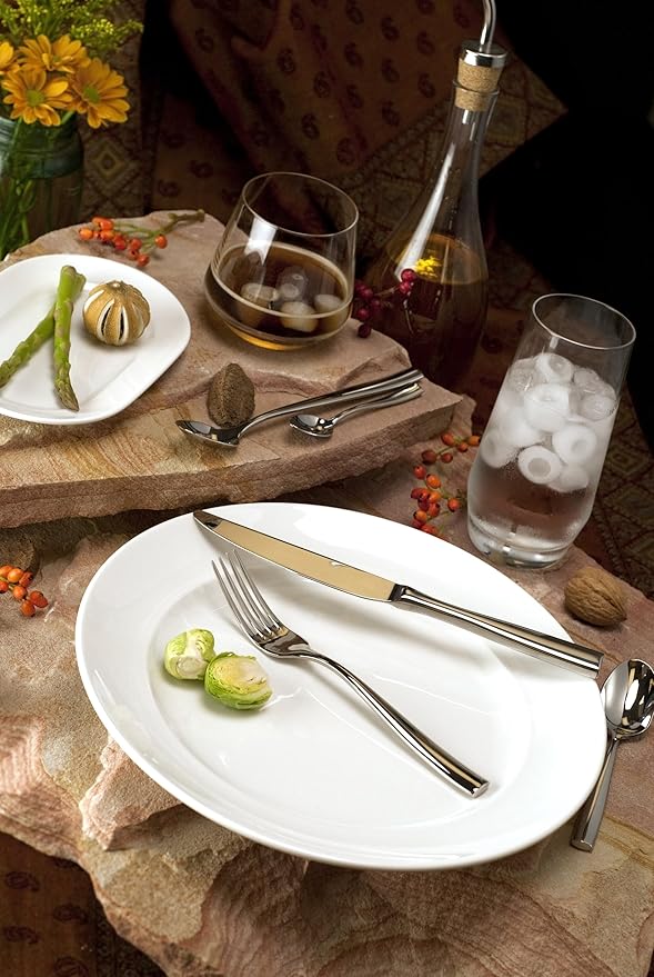 Fortessa Lucca 18/10 Stainless Steel Flatware Table Fork, Set of 12