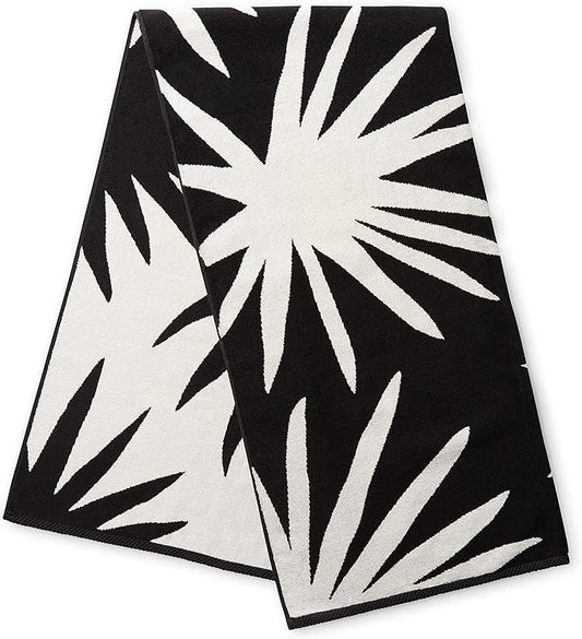 Laguna Beach Textile Co. Tropical Cabana Beach Towel - Oversized, Plush 630 GSM Cotton - Agave Vanilla