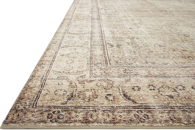 Loloi Margot Collection MAT-01 Antique/Sage 5'-0" x 7'-6" Area Rug feat. CloudPile, No-Shed Easy Clean Large Patterned Area Rug for Living Room, Bedroom, Dining Area