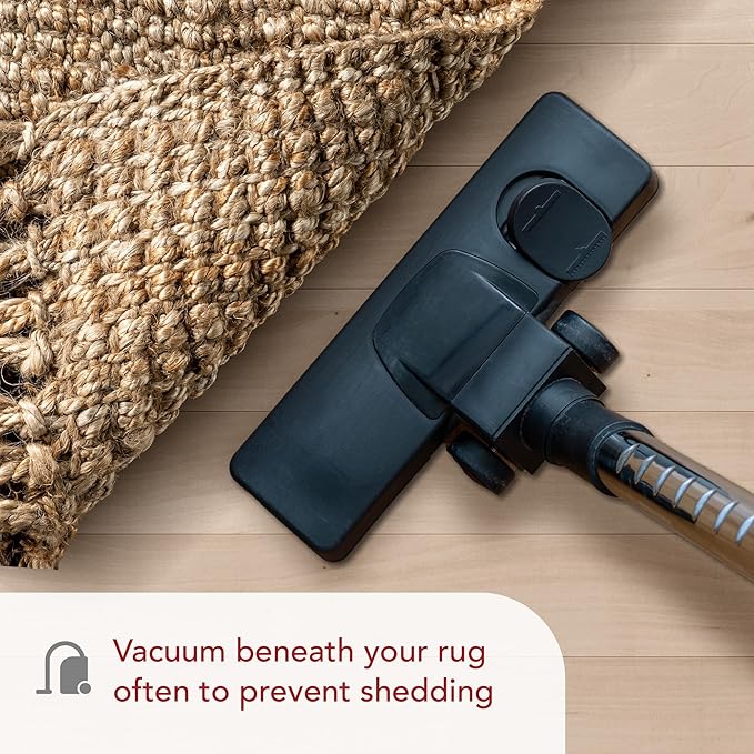 Nuloom Daniela Natural, 4' Square, Handmade, Jute, Tassel, Soft and Textured, High Traffic, Stain Resistant, Easy Clean, Durable Area Rug for Bedroom, Living Room, Dining Space, Foyer, Entryway