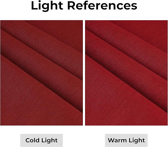 D'Moksha Homes Linen Red Table Runner 36 Inches - 100% Pure Linen Small Table Runner 14 x 36 Inch for Dresser, Coffee Tables, Winter, Holiday, New Year-Machine Washable