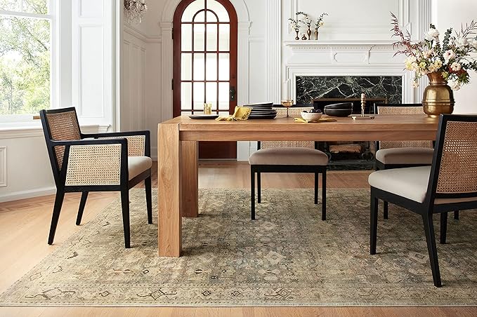 Loloi Margot Collection MAT-04 Antique/Sage 2'-6" x 11'-6" Runner Rug feat. CloudPile, No-Shed Easy Clean Large Patterned Area Rug for Living Room, Bedroom, Dining Area