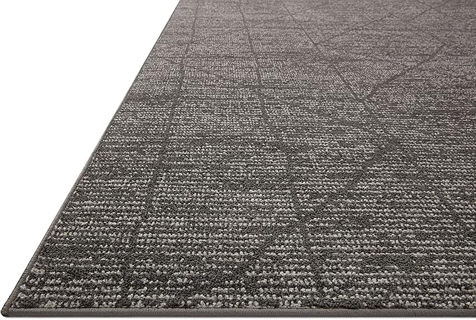 Loloi Kamala Collection KAM-06 Charcoal/Ivory 11'-2" x 15'-7" Area Rug
