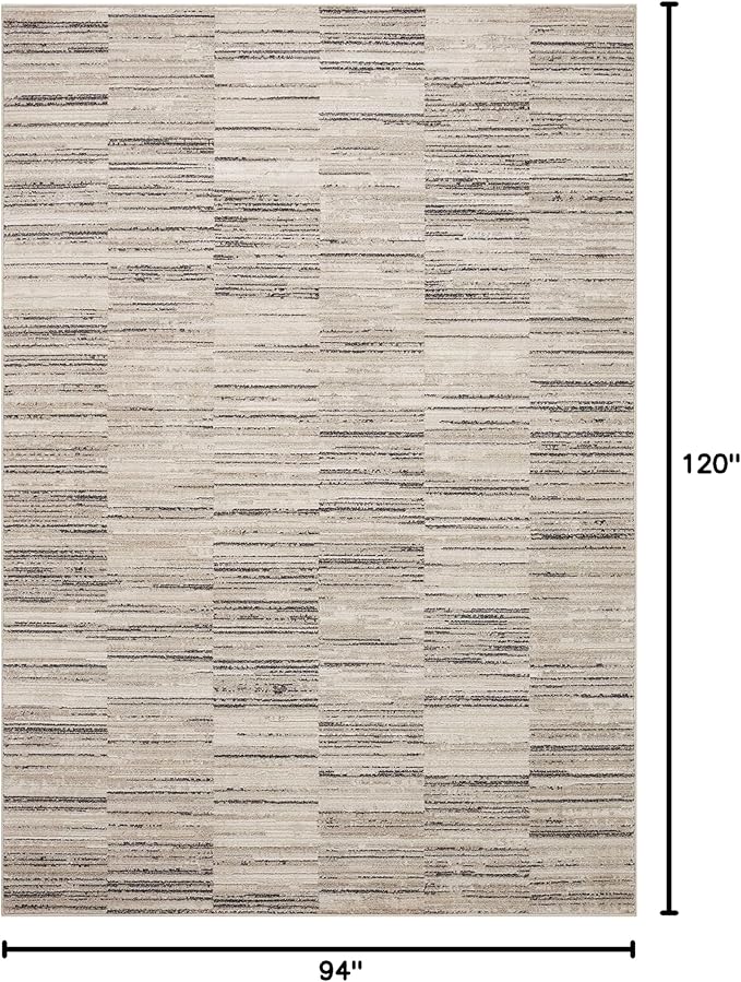 Loloi Darby Collection DAR-01 Charcoal/Sand 7'-10" x 10' Area Rug