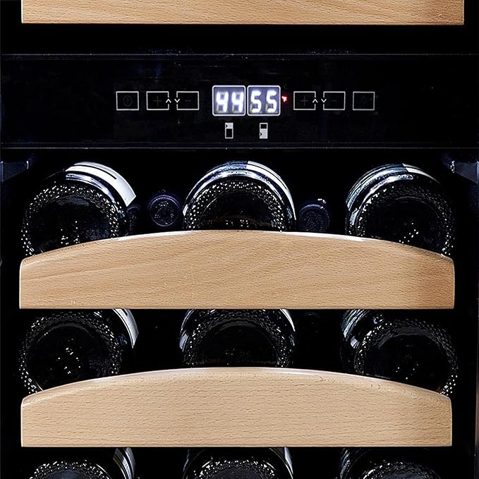 Whynter BWR-281DZ 28 Bottle Dual Temperature Zone Built-In Wine Refrigerator