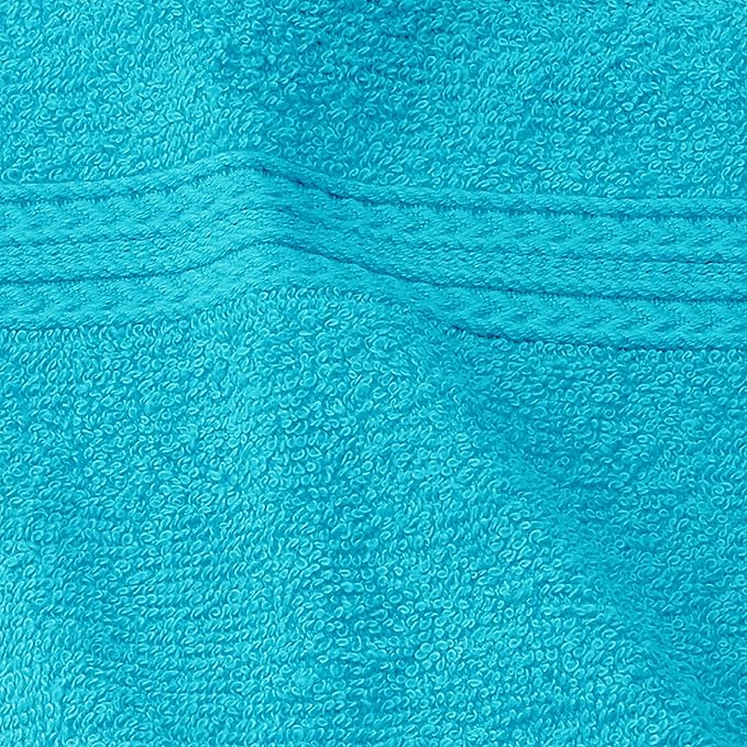 Superior Eco-Friendly Cotton 2-Piece Bath Sheet Set, Oversized Towels for Adults and Kids, Body Towels for Shower, Bath, Quick Dry, Resort, Bathroom Basics, Home, Apartment Essentials, Turquoise
