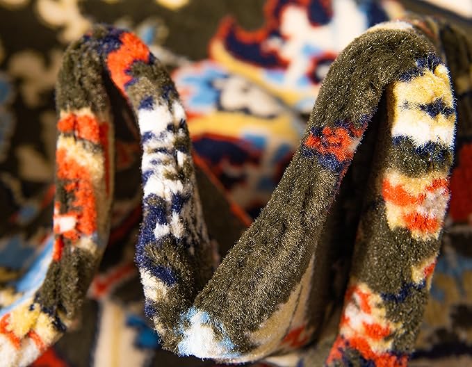 Unique Loom Espahan Collection Area Rug - Cape Cod (7' 10" Round, Green/ Black)