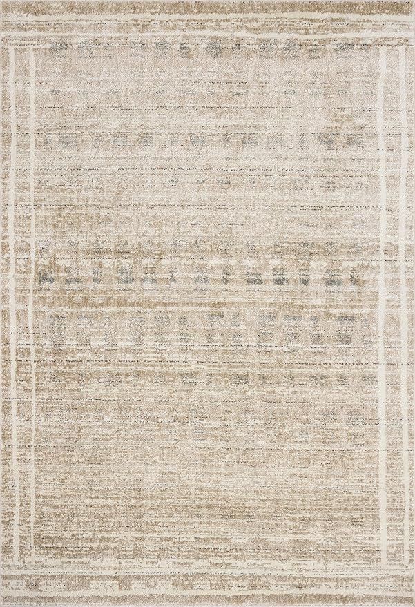 Loloi Jeremiah Brent Bleecker Collection BLE-07 Khaki/Natural 2'-7" x 10'-0" Runner Rug