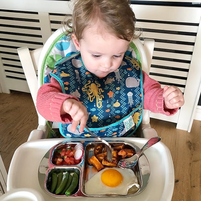 Kids Stainless Steel Utensil Set | Kiddobloom | Premium 304 (18/8) | 5-piece Set: 2 Spoons, 2 Forks, and 1 Butter Knife | Perfect Silverware for Montessori Toddlers and Children | by Kiddobloom