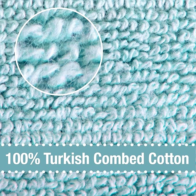 All-Clad Solid Kitchen Towels: Highly Absorbent, Super Soft Long Lasting - 100% Cotton, 17"x30" Tea Towels for Cleaning & Drying Dishes, Pans, Glassware, or Countertops, (2-Pack), Rainfall