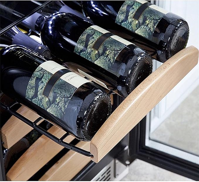 Whynter BWR-281DZ 28 Bottle Dual Temperature Zone Built-In Wine Refrigerator