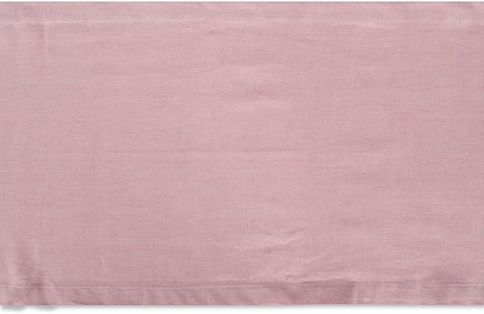 DII Chambray Kitchen, Tabletop Collection, Rose, 14x108 Table Runner