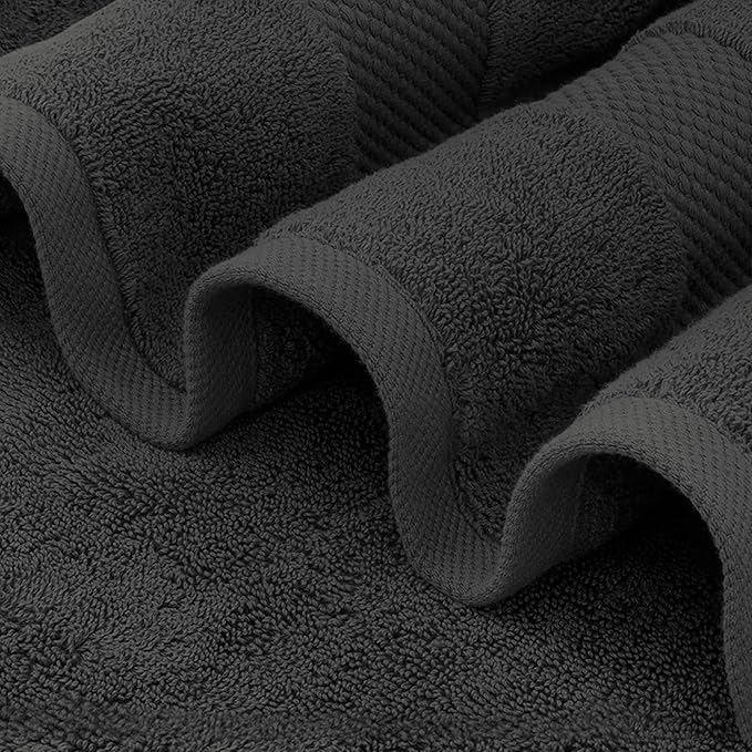 Delara 100% Organic Cotton Towels 650 GSM Plush Feather Touch Quick Dry Bath Sheet, GOTS Certified, Oeko-Tex Green Certified, Organic Cotton Bath Sheet, 36"X70"