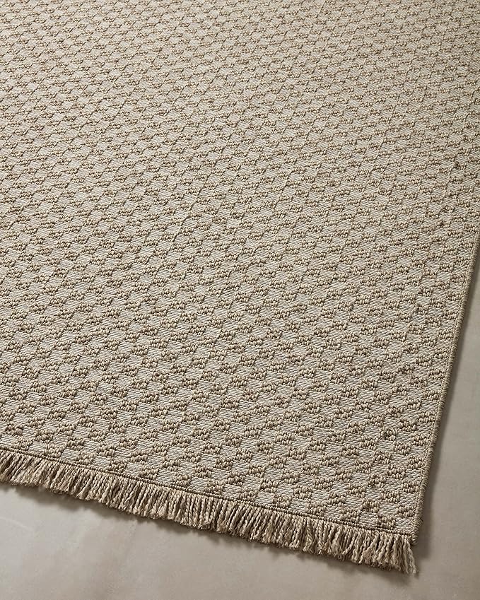Loloi Dawn Collection Indoor/Outdoor DAW-02 Tan 6'-4" x 9'-2" Area Rug